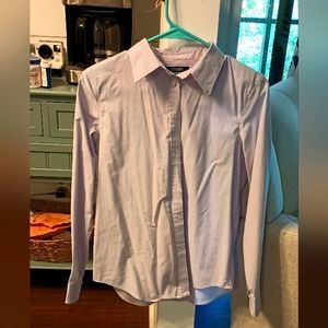 Chaps no iron women's button down lilac